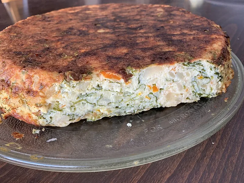 Chigumu (Malawian Banana Maize Cake), via Wikimedia Commons
