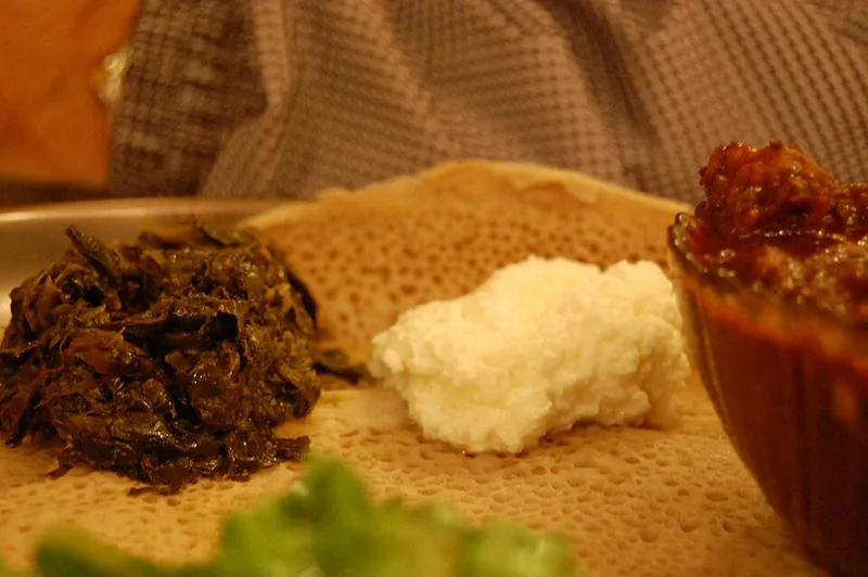 Tikil Gomen (Mild Cabbage, Carrot and Potato), via Wikimedia Commons